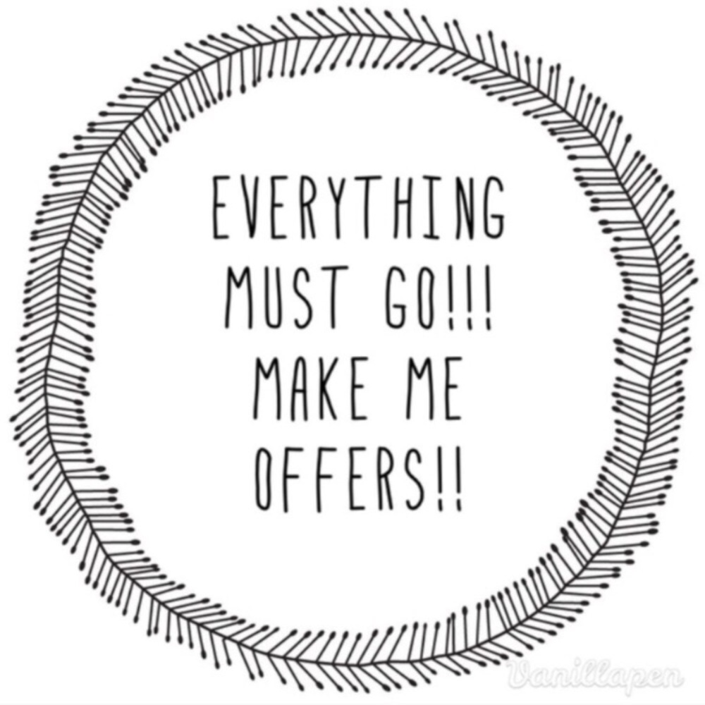 Everything must go!